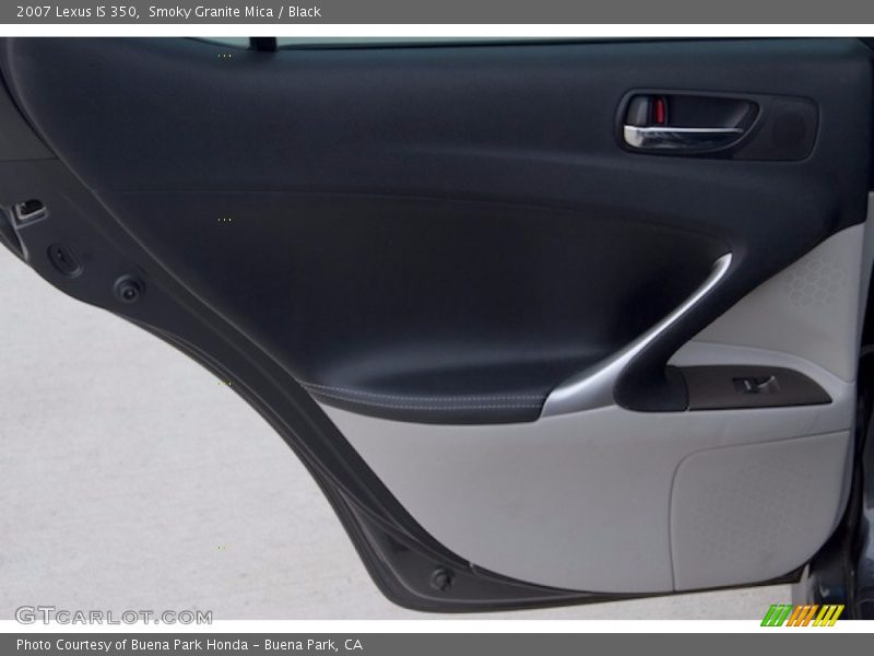 Smoky Granite Mica / Black 2007 Lexus IS 350