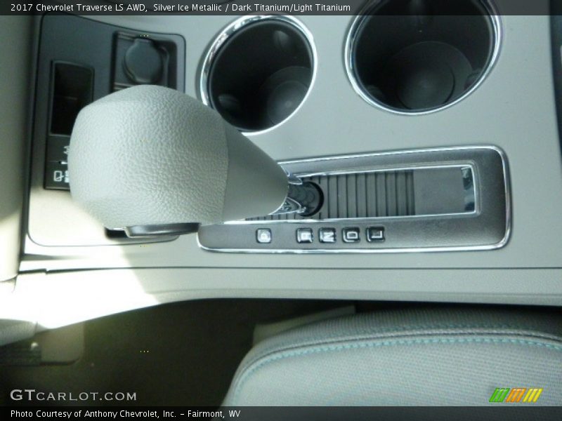 Silver Ice Metallic / Dark Titanium/Light Titanium 2017 Chevrolet Traverse LS AWD