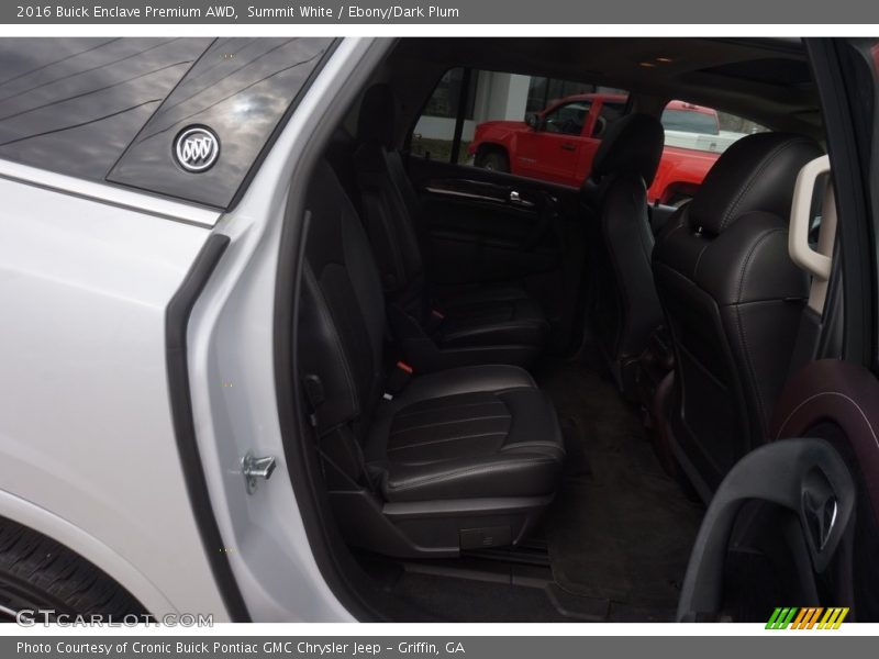 Summit White / Ebony/Dark Plum 2016 Buick Enclave Premium AWD