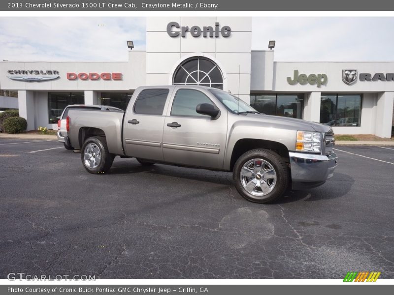 Graystone Metallic / Ebony 2013 Chevrolet Silverado 1500 LT Crew Cab