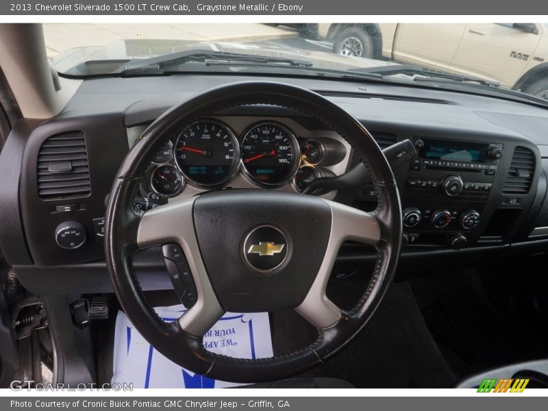Graystone Metallic / Ebony 2013 Chevrolet Silverado 1500 LT Crew Cab