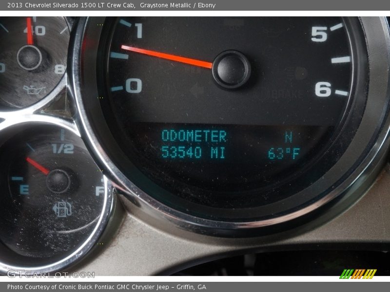 Graystone Metallic / Ebony 2013 Chevrolet Silverado 1500 LT Crew Cab