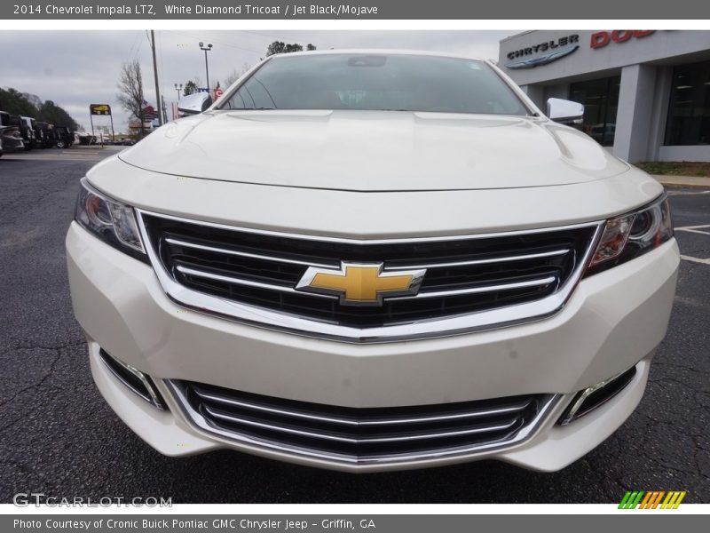 White Diamond Tricoat / Jet Black/Mojave 2014 Chevrolet Impala LTZ