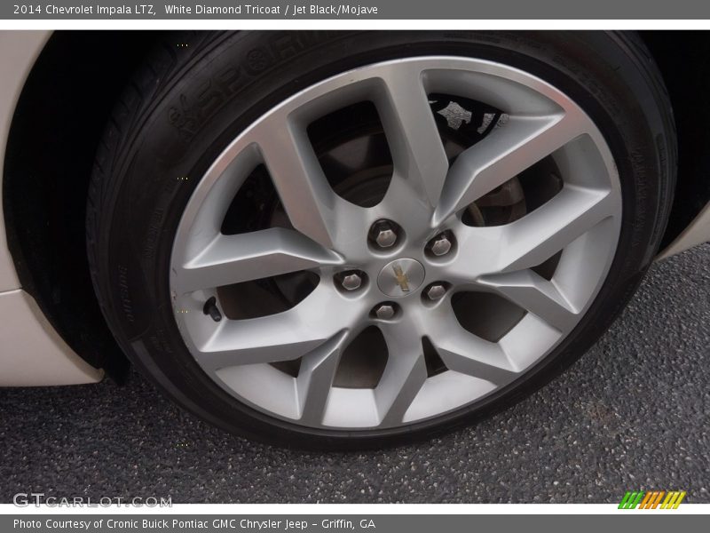 White Diamond Tricoat / Jet Black/Mojave 2014 Chevrolet Impala LTZ