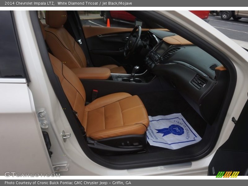 White Diamond Tricoat / Jet Black/Mojave 2014 Chevrolet Impala LTZ