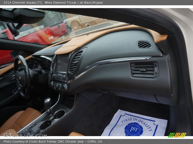 White Diamond Tricoat / Jet Black/Mojave 2014 Chevrolet Impala LTZ