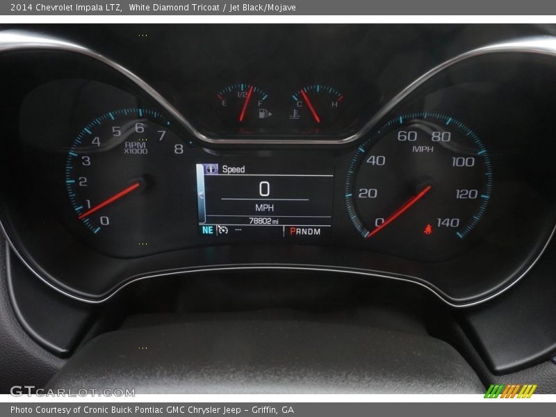 White Diamond Tricoat / Jet Black/Mojave 2014 Chevrolet Impala LTZ