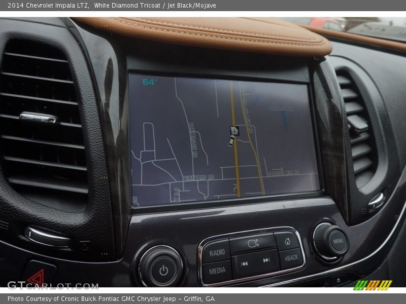 White Diamond Tricoat / Jet Black/Mojave 2014 Chevrolet Impala LTZ