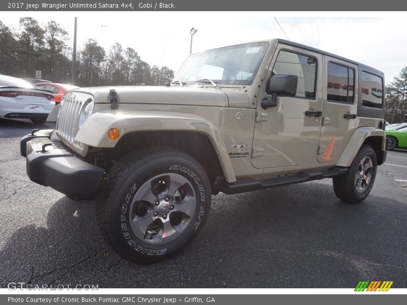 Gobi / Black 2017 Jeep Wrangler Unlimited Sahara 4x4