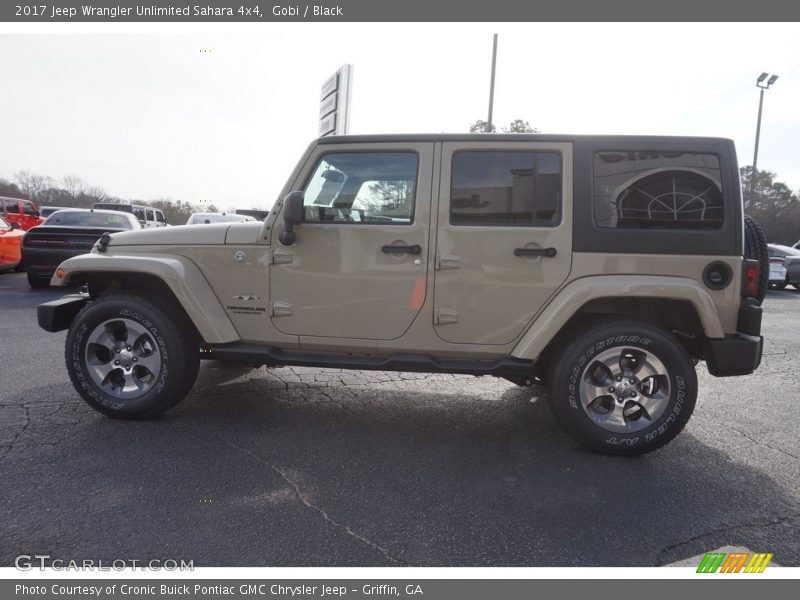 Gobi / Black 2017 Jeep Wrangler Unlimited Sahara 4x4