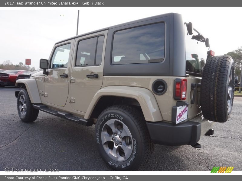 Gobi / Black 2017 Jeep Wrangler Unlimited Sahara 4x4