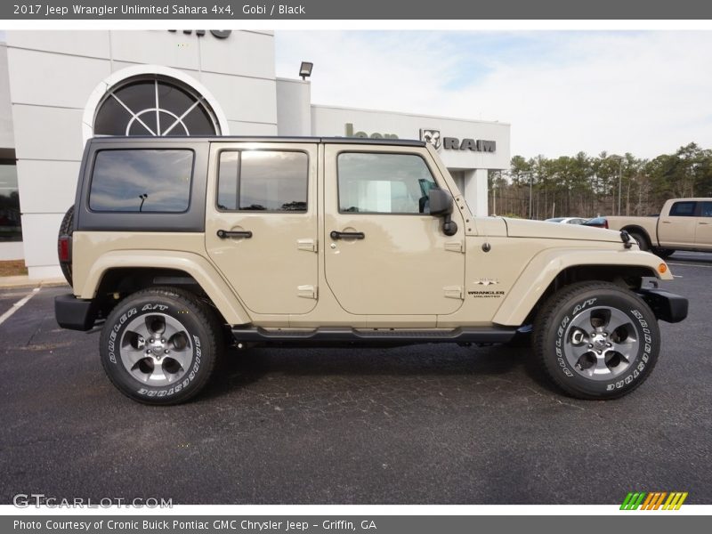 Gobi / Black 2017 Jeep Wrangler Unlimited Sahara 4x4