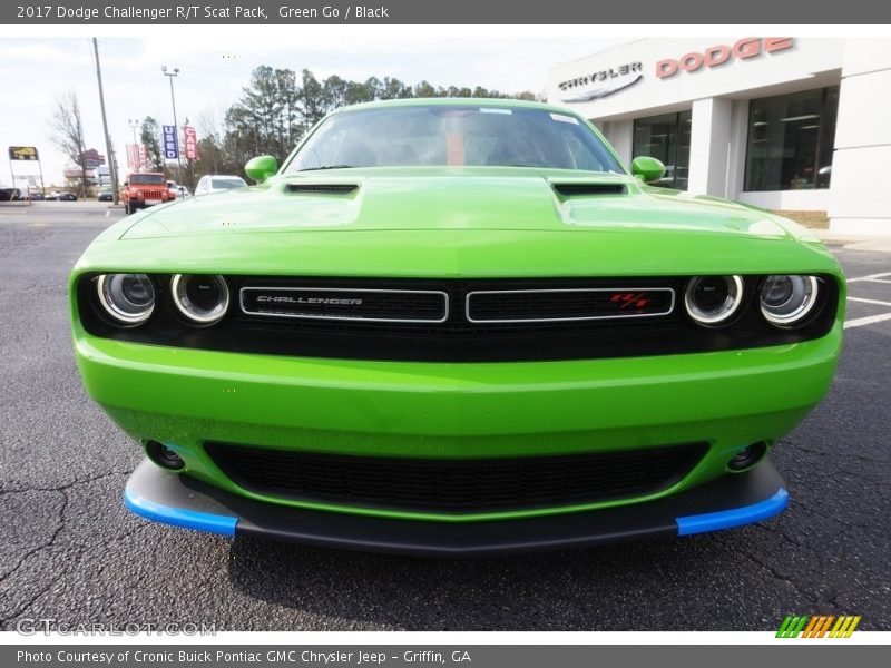 Green Go / Black 2017 Dodge Challenger R/T Scat Pack
