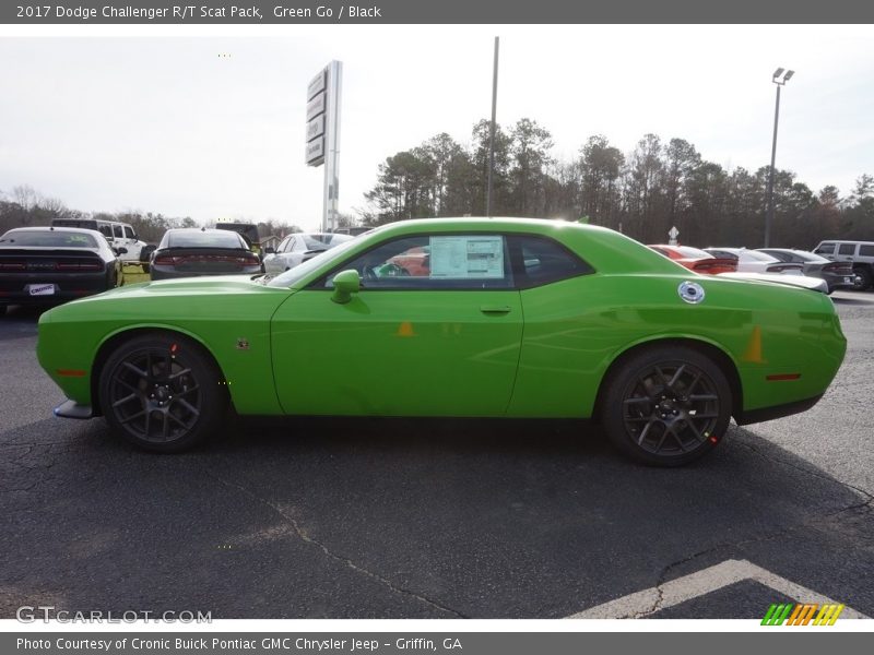 Green Go / Black 2017 Dodge Challenger R/T Scat Pack