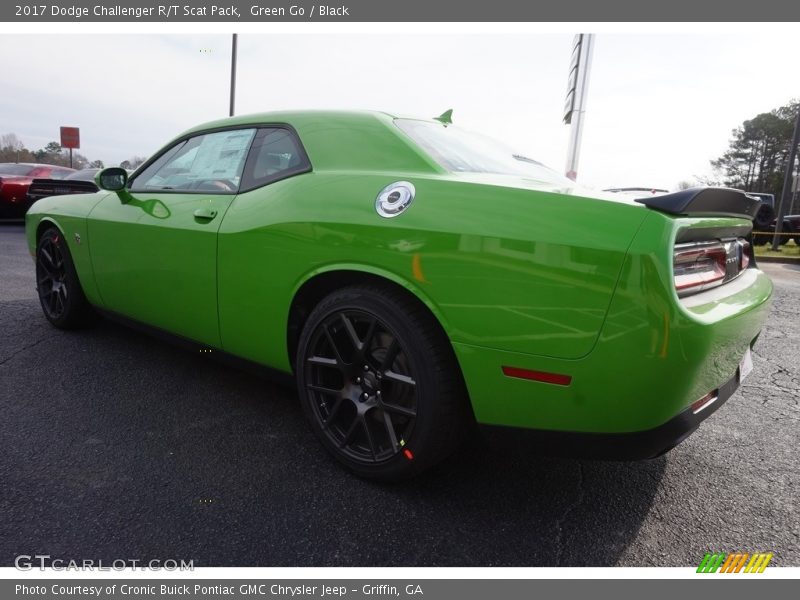 Green Go / Black 2017 Dodge Challenger R/T Scat Pack