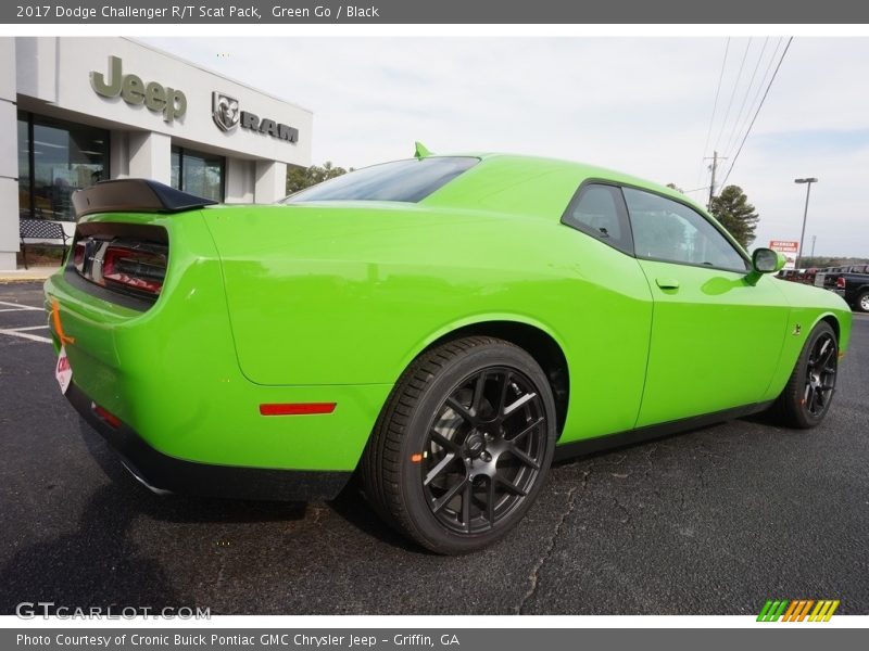 Green Go / Black 2017 Dodge Challenger R/T Scat Pack