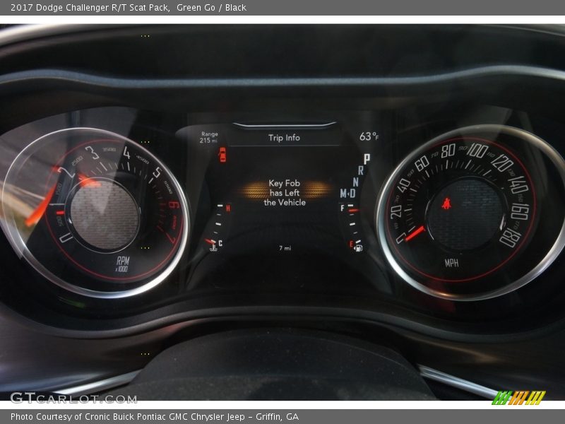  2017 Challenger R/T Scat Pack R/T Scat Pack Gauges
