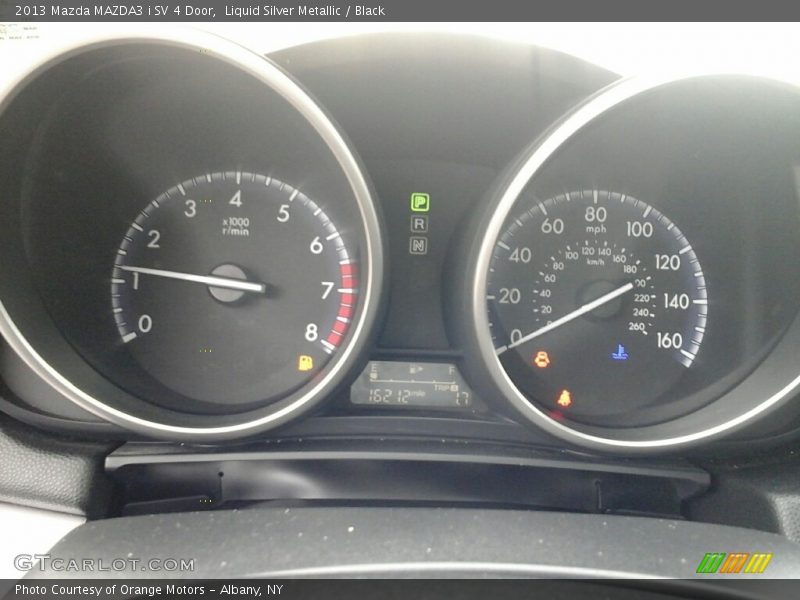 Liquid Silver Metallic / Black 2013 Mazda MAZDA3 i SV 4 Door