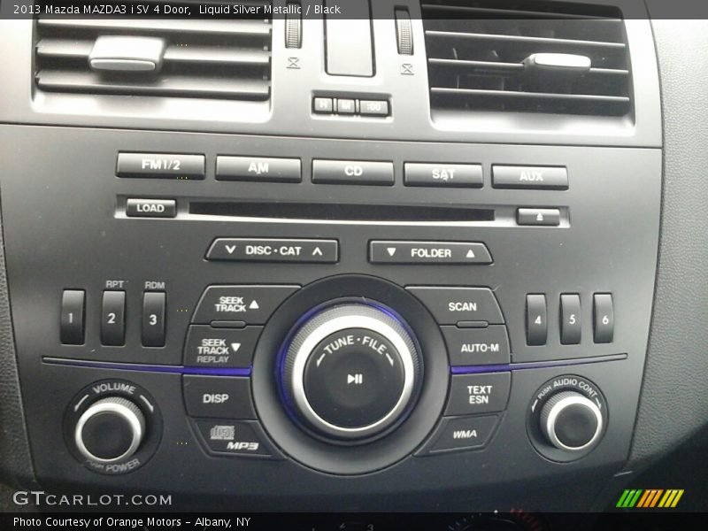Liquid Silver Metallic / Black 2013 Mazda MAZDA3 i SV 4 Door