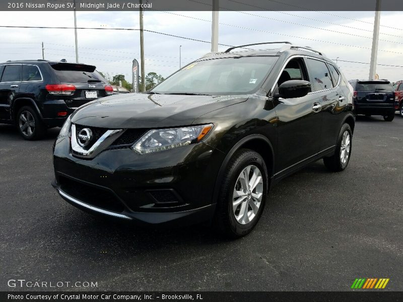 Midnight Jade / Charcoal 2016 Nissan Rogue SV