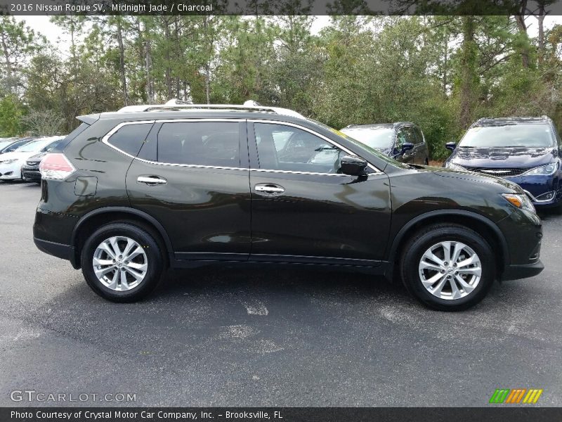 Midnight Jade / Charcoal 2016 Nissan Rogue SV