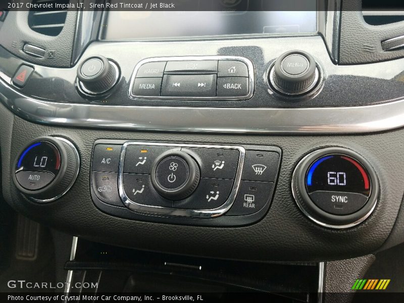 Siren Red Tintcoat / Jet Black 2017 Chevrolet Impala LT
