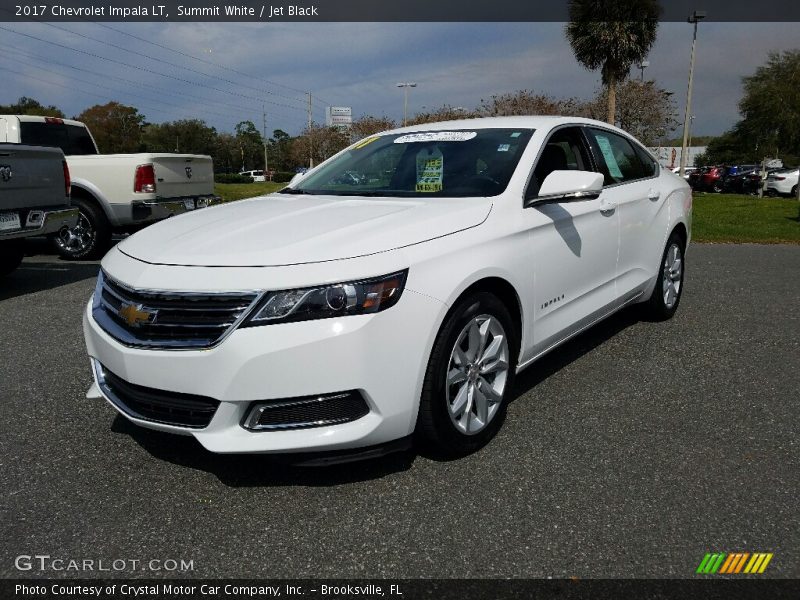 Summit White / Jet Black 2017 Chevrolet Impala LT
