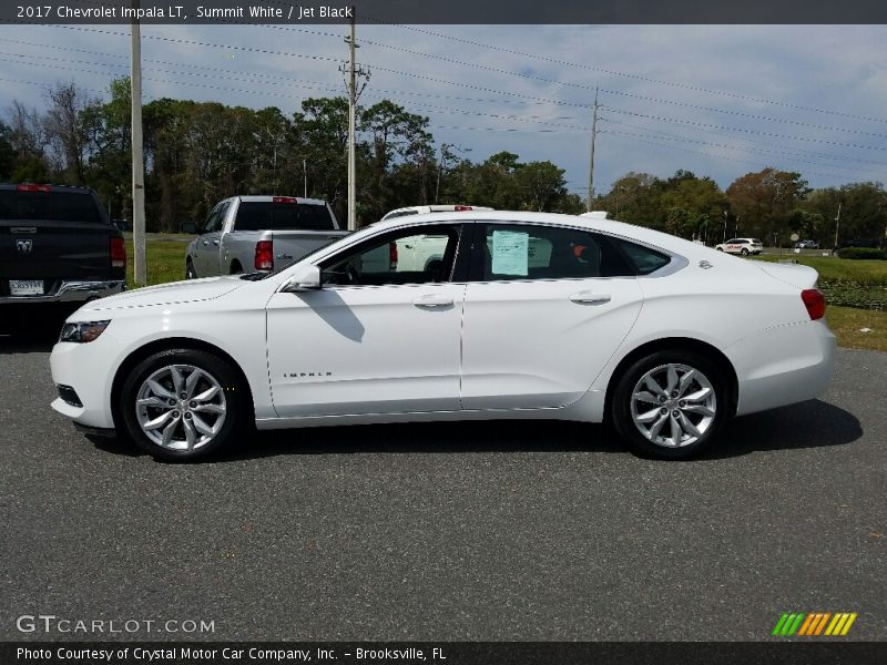 Summit White / Jet Black 2017 Chevrolet Impala LT