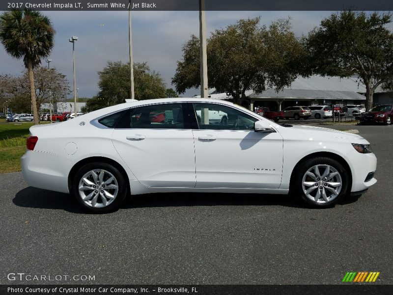 Summit White / Jet Black 2017 Chevrolet Impala LT