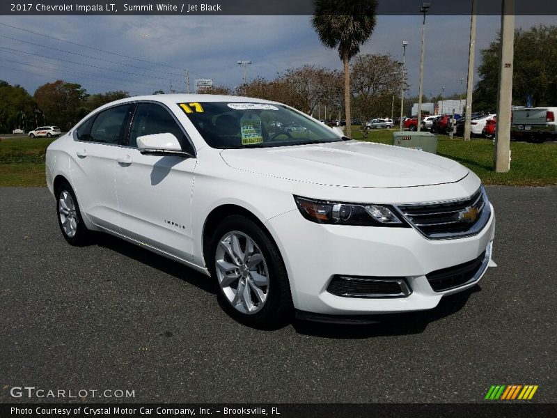 Summit White / Jet Black 2017 Chevrolet Impala LT