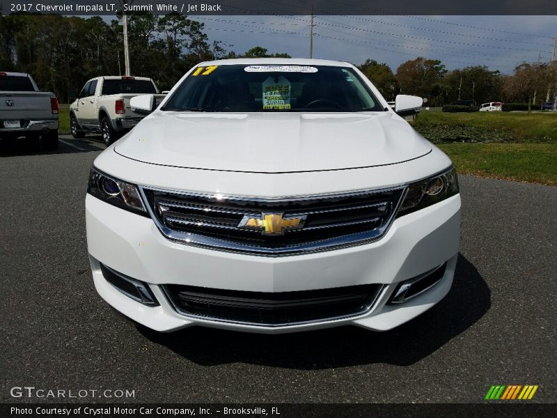 Summit White / Jet Black 2017 Chevrolet Impala LT