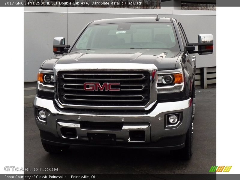 Dark Slate Metallic / Jet Black 2017 GMC Sierra 2500HD SLT Double Cab 4X4
