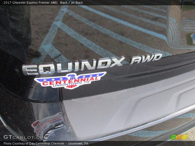 Black / Jet Black 2017 Chevrolet Equinox Premier AWD