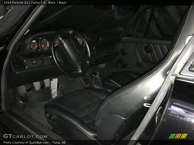Black / Black 1994 Porsche 911 Turbo 3.6