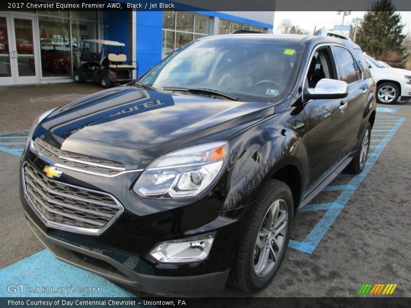 Black / Jet Black 2017 Chevrolet Equinox Premier AWD