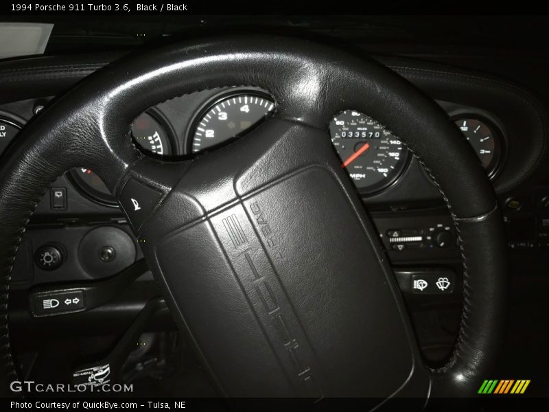 Black / Black 1994 Porsche 911 Turbo 3.6