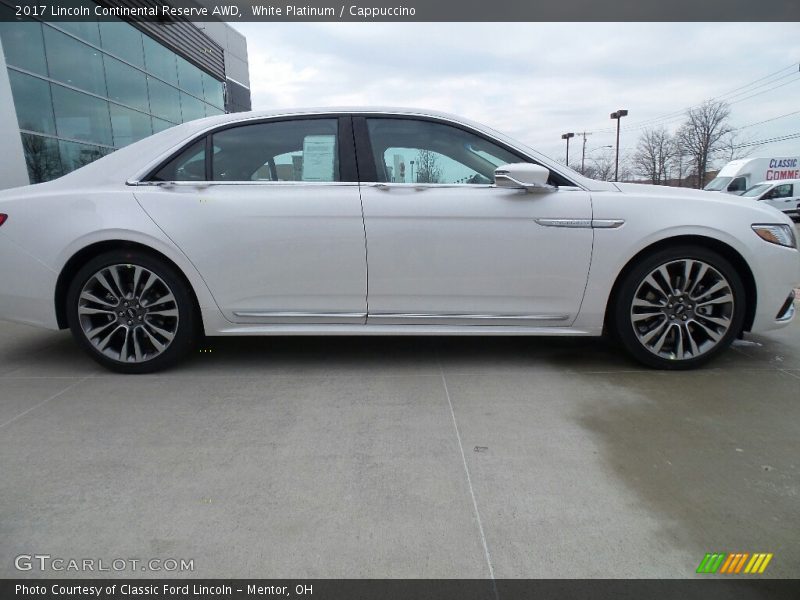  2017 Continental Reserve AWD White Platinum