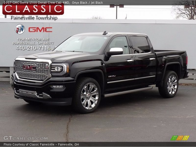 Onyx Black / Jet Black 2017 GMC Sierra 1500 Denali Crew Cab 4WD