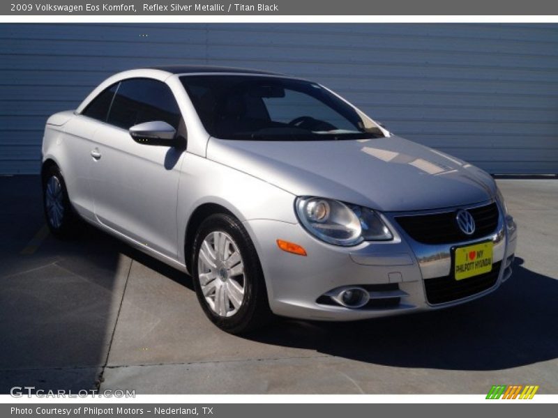 Reflex Silver Metallic / Titan Black 2009 Volkswagen Eos Komfort