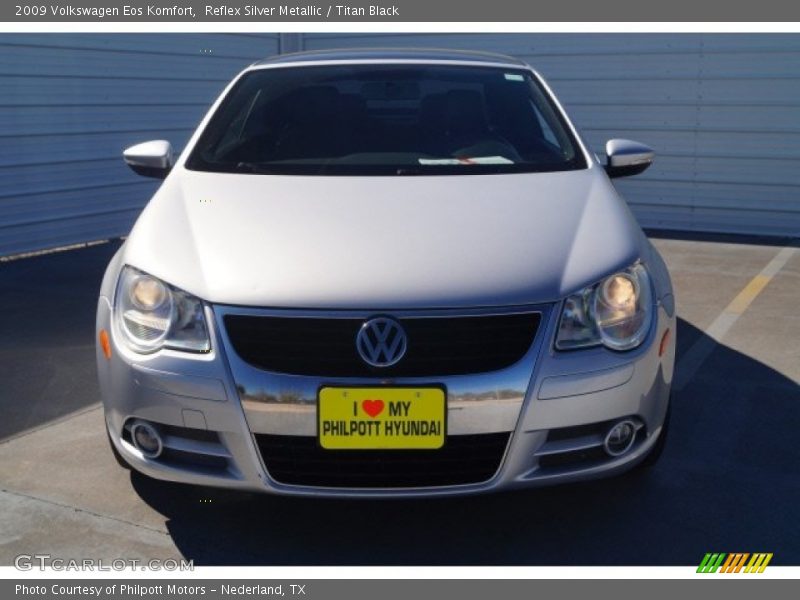 Reflex Silver Metallic / Titan Black 2009 Volkswagen Eos Komfort