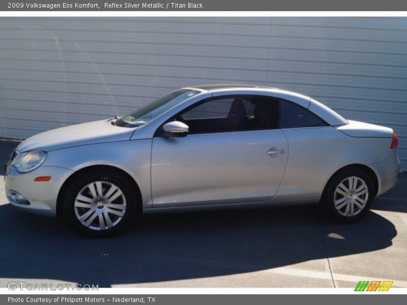 Reflex Silver Metallic / Titan Black 2009 Volkswagen Eos Komfort