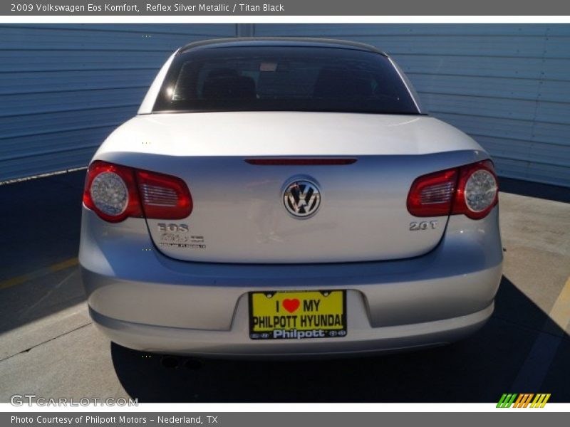 Reflex Silver Metallic / Titan Black 2009 Volkswagen Eos Komfort
