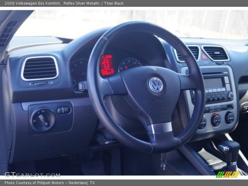 Reflex Silver Metallic / Titan Black 2009 Volkswagen Eos Komfort