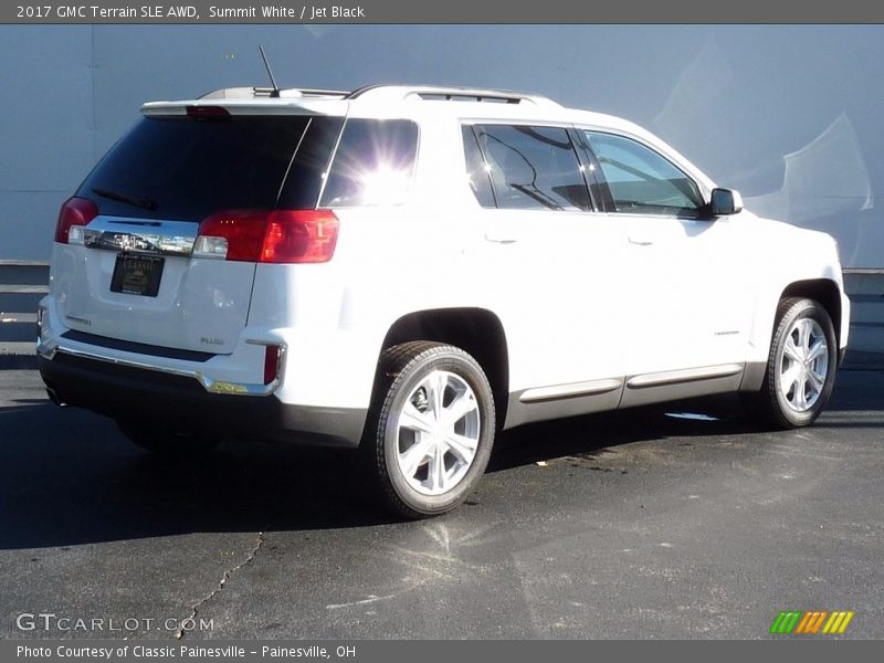 Summit White / Jet Black 2017 GMC Terrain SLE AWD