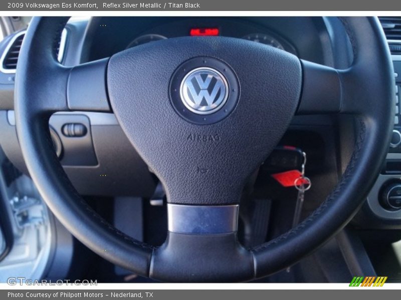Reflex Silver Metallic / Titan Black 2009 Volkswagen Eos Komfort