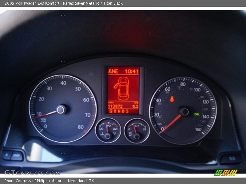 Reflex Silver Metallic / Titan Black 2009 Volkswagen Eos Komfort