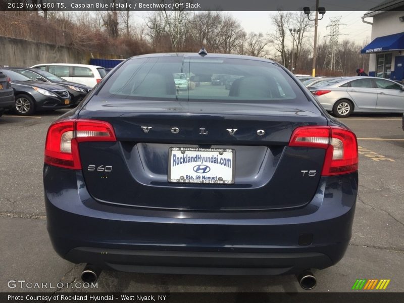 Caspian Blue Metallic / Beechwood/Off Black 2013 Volvo S60 T5