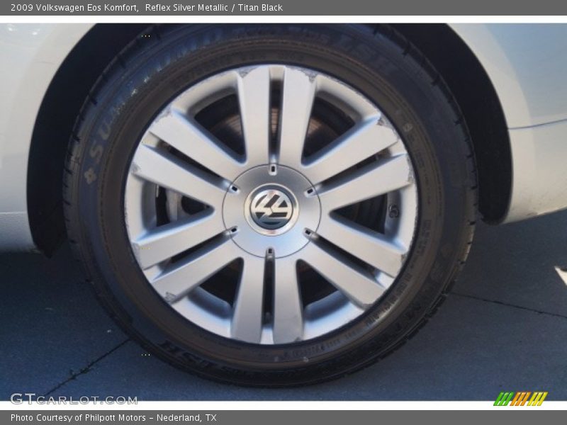 Reflex Silver Metallic / Titan Black 2009 Volkswagen Eos Komfort