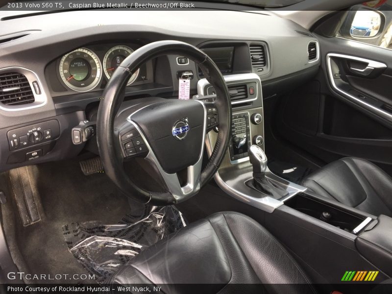 Caspian Blue Metallic / Beechwood/Off Black 2013 Volvo S60 T5