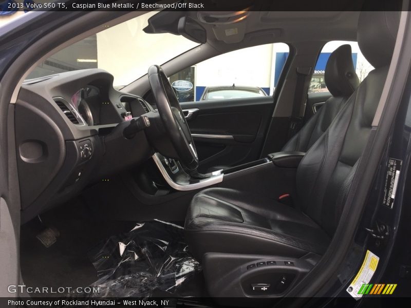 Caspian Blue Metallic / Beechwood/Off Black 2013 Volvo S60 T5